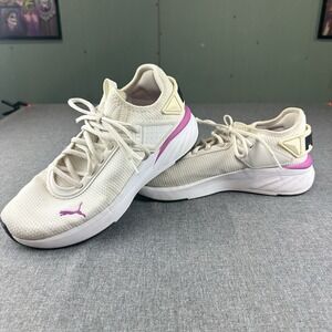 Puma Amare Running Womens White Sneakers Athletic Shoes Size 10 377172-06‎